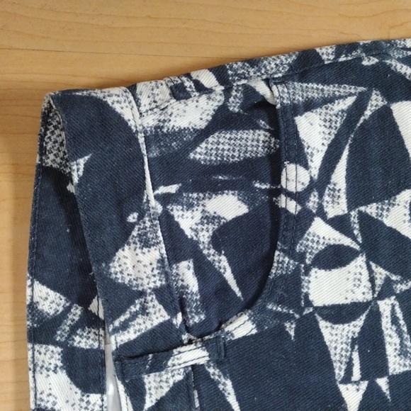 Monki patterned straight leg trousers - Picture 4 of 5